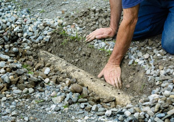 French Ditch Installation in State College